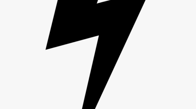 7 78295 lightning bolt black shape svg png icon free