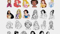 Disney Princess SVG File