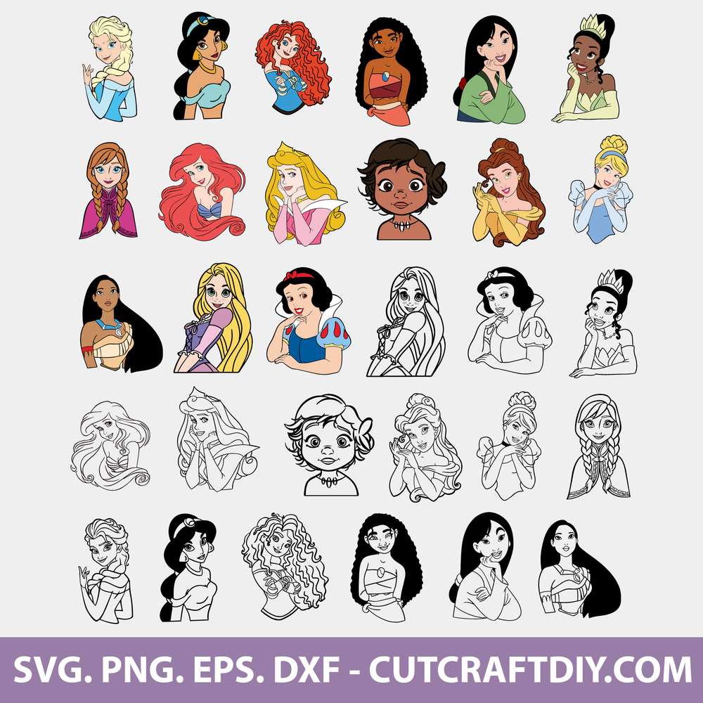 Disney Princess SVG File