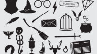 harry potter vector icons