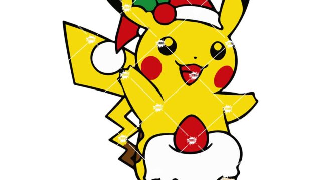 Pikachu Santa Svg Pokemon svg Cheers Christmas Cheers Svg 1200x1200