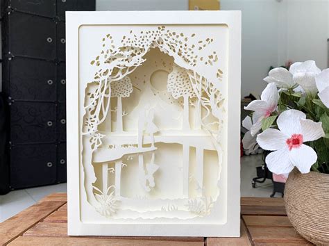 129+ Layered Paper Art Template Free -  Shadow Box SVG Files for Cricut