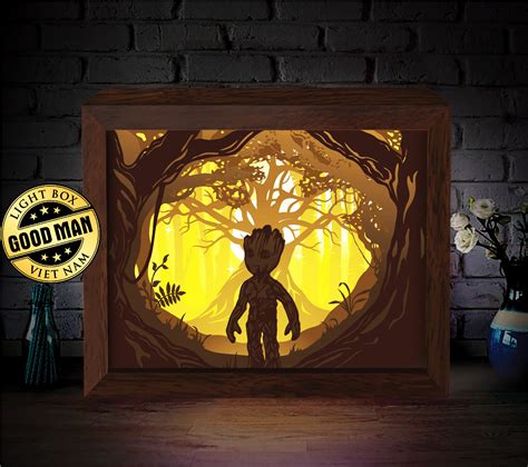 135+ Free Light Box Template -  Best Shadow Box SVG Crafters Image