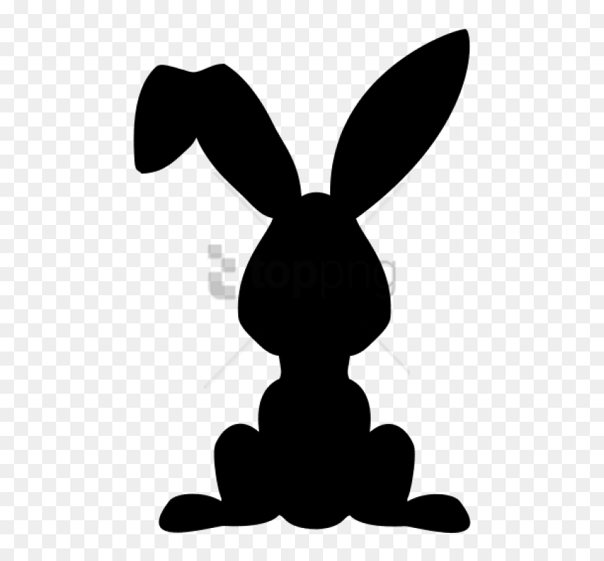140 1406393 easter bunny ears png easter bunny silhouette svg 1