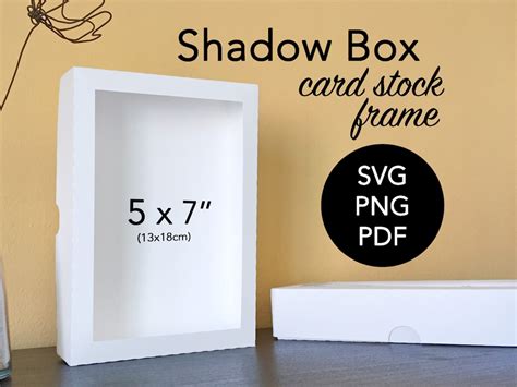 148+ Download Box Template Svg -  Instant Download Shadow Box SVG