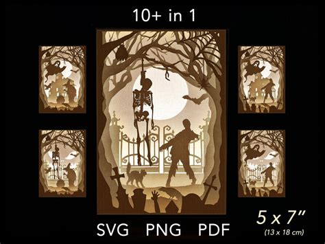 161+ Free Halloween Shadow Box Svg -  Download Shadow Box SVG for Free