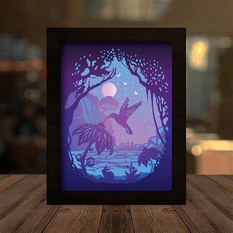 166+ Paper Light Box Art -  Download Shadow Box SVG for Free