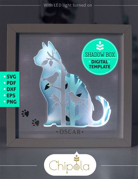 175+ Download Cat Shadow Box SVG File -  Shadow Box Scalable Graphics