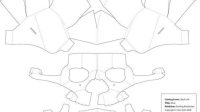 191+ Printable 3d Paper Skull Template -  Popular Shadow Box SVG Cut Files