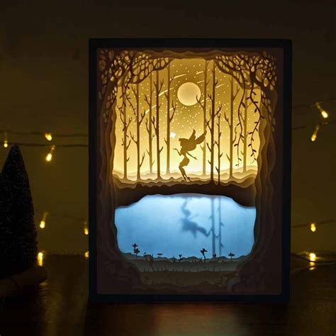 62+ Paper Cut Light Box Free Template -  Download Shadow Box SVG for Free