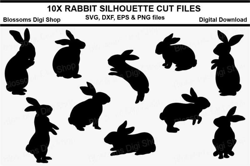 800 3435444 6d1195f4249d6a450c95753177212030d4010ecb rabbit silhouettes svg dxf eps and png cut files