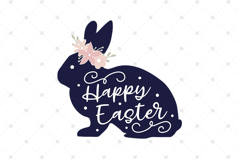 Happy Easter Bunny SVG Files By SVG Cut Studio | TheHungryJPEG