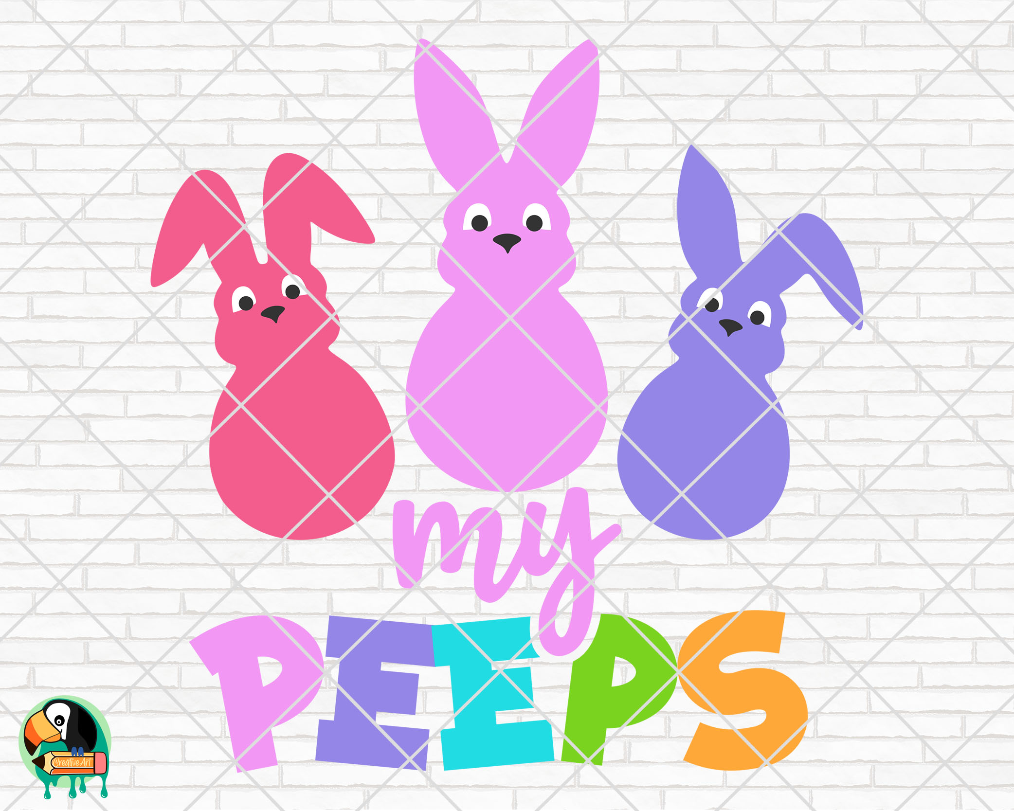 Easter Peeps SVG | HotSVG.com