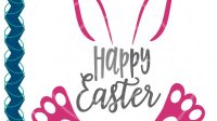 FWS442 Happy Easter Bunny 1