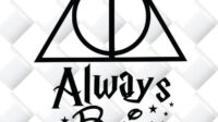 HARRY POTTER ALWAYS BELIEVE MICKEY AND HP SVG PNG DXF CLIPART