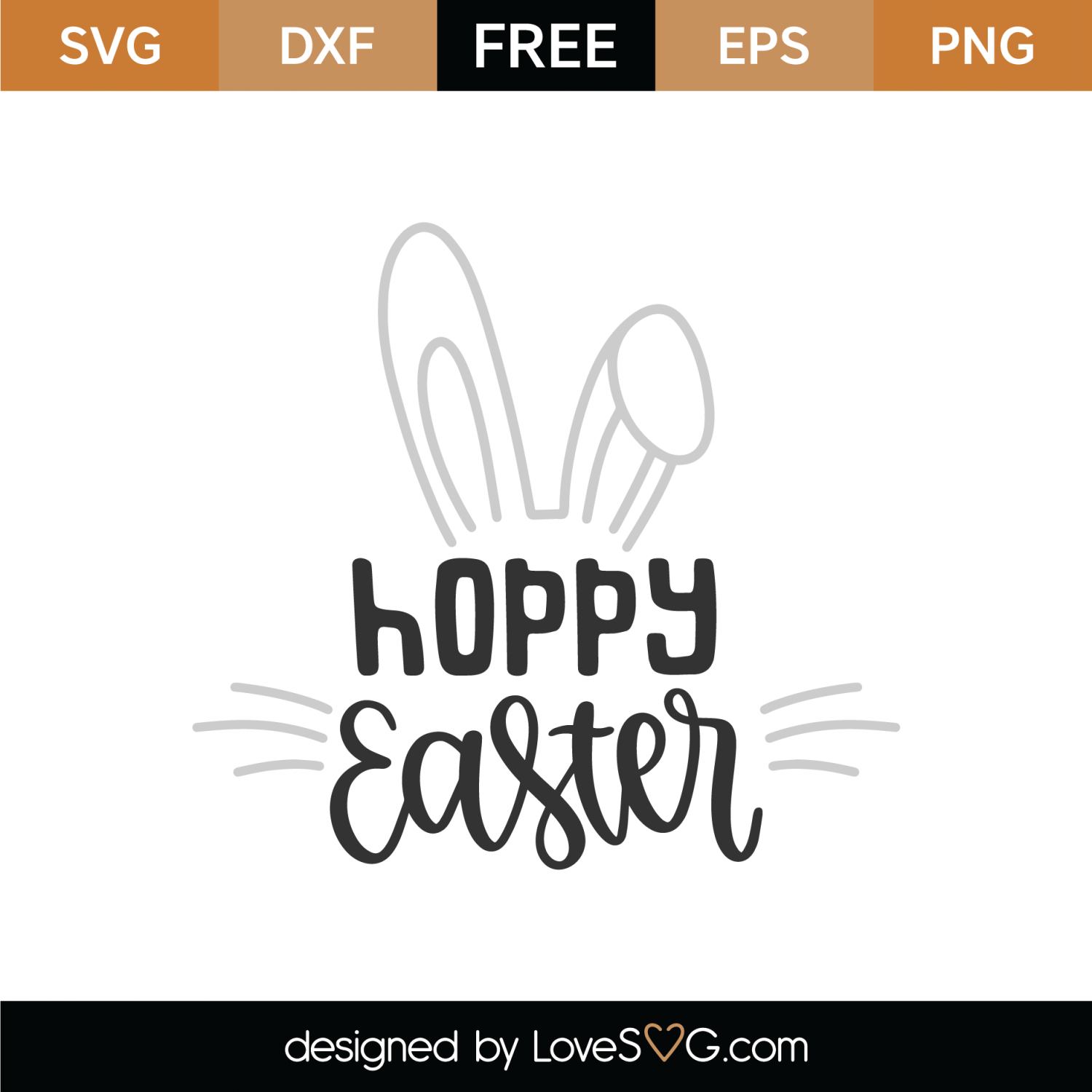 Hoppy Easter SVG Cut File 8843 1500x1500 1