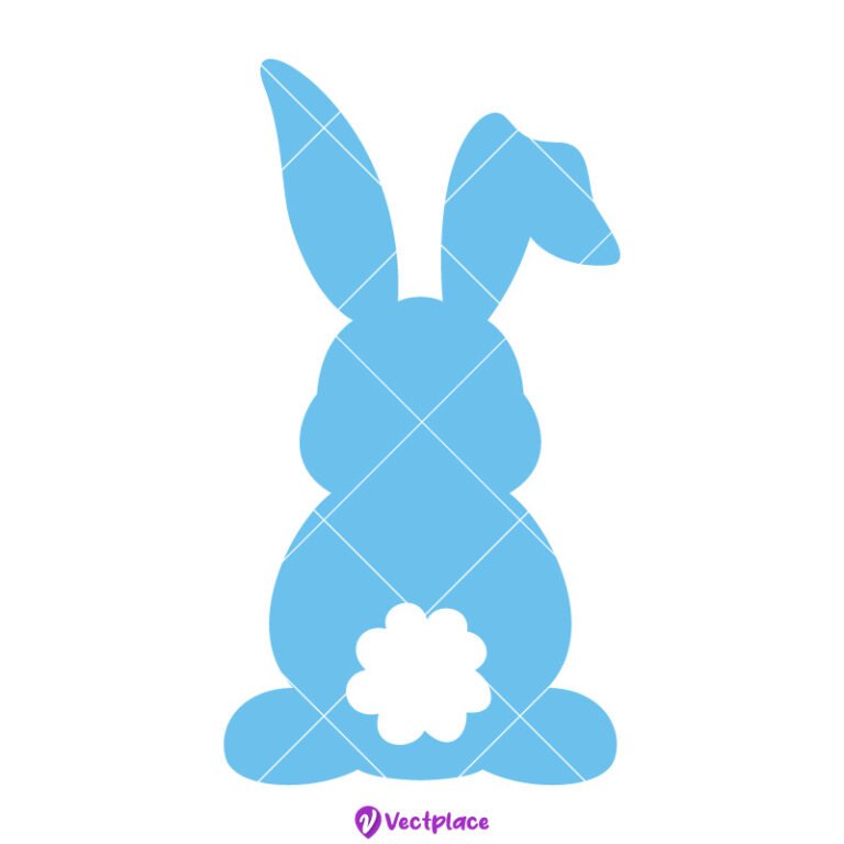 VP140 Cute Bunny And Tail Svg Easter Svg Cut File Cricut Png Vector 768x768 1
