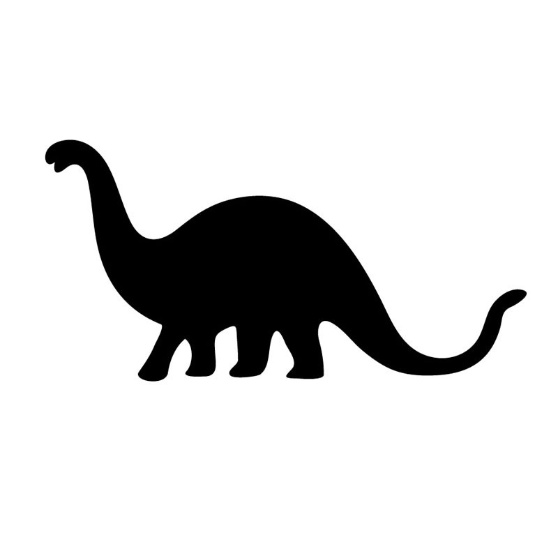 brontosaurus silhouette 11