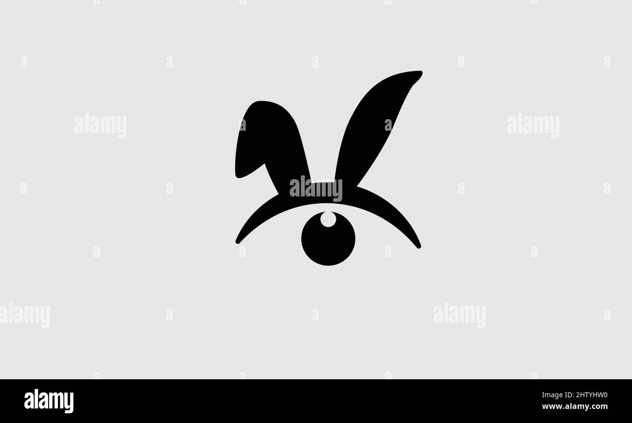 bunny ears headband vector illustration 2HTYHW0 1