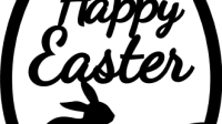 happy easter bunny decorative egg free svg file SvgHeart.Com