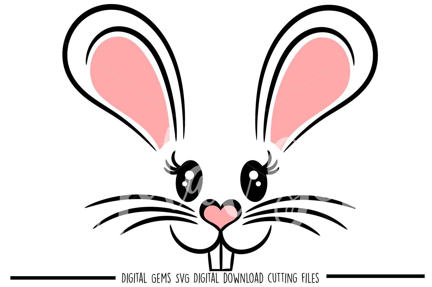 ori 44907 96d7516c1b3e2d736db0520583d1cf76b6908ca2 easter bunny rabbit face svg dxf eps png files