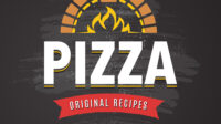 pizza vector emblem