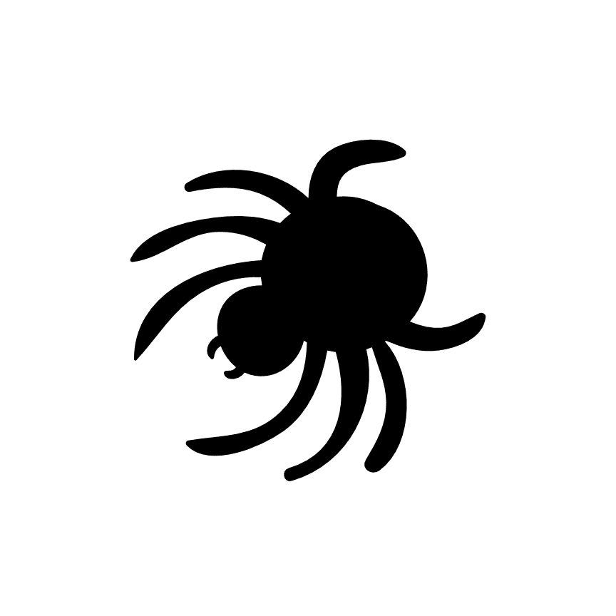 spider silhouette halloween free svg file SvgHeart.Com 1