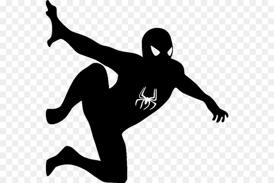 spiderman clipart silhouette 7