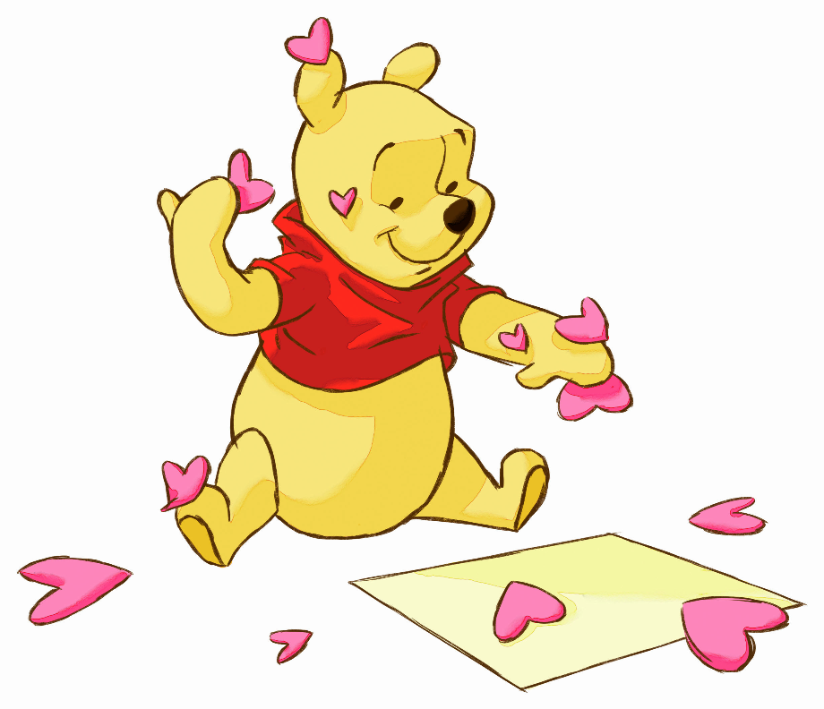 valentines day clipart winnie the pooh 12