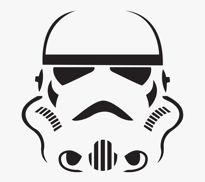 128 1280016 stormtrooper x helmet drawing vector graphic transparent star