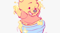 65 653389 cute baby winnie the pooh hd png download