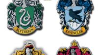 hogwarts house crests vector 31