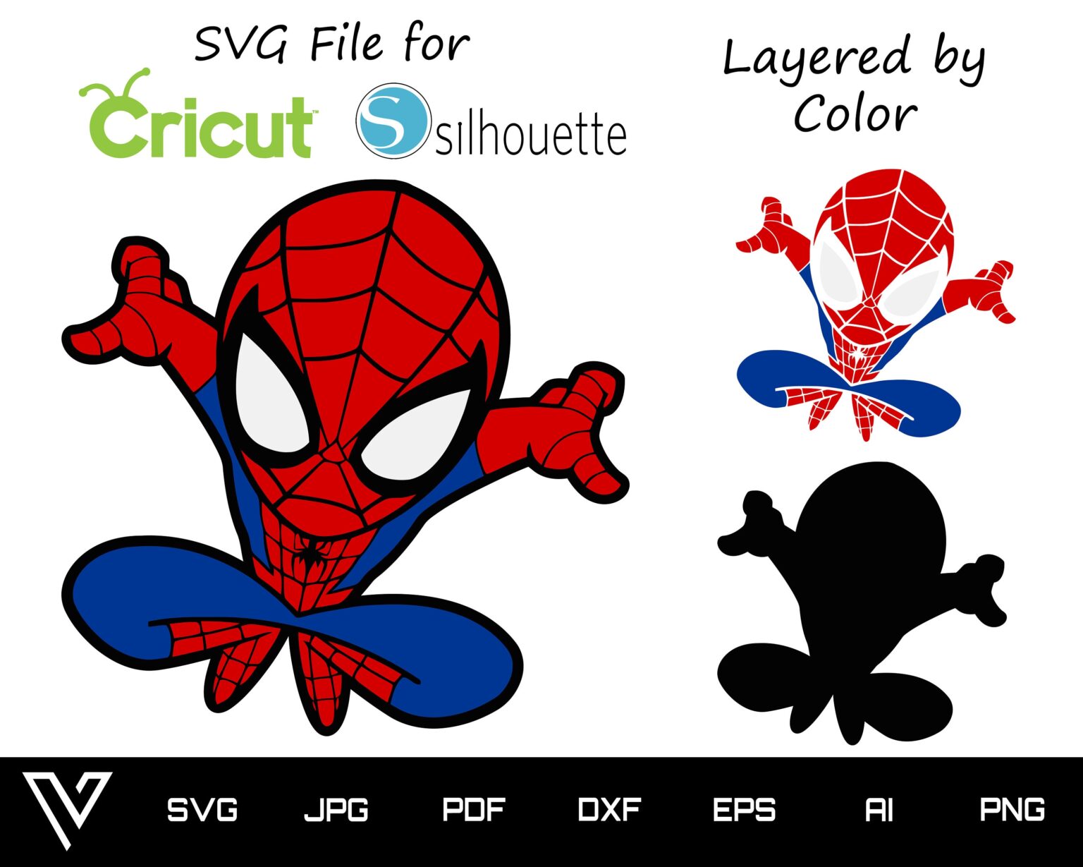 Half Free Character Svg For Cricut