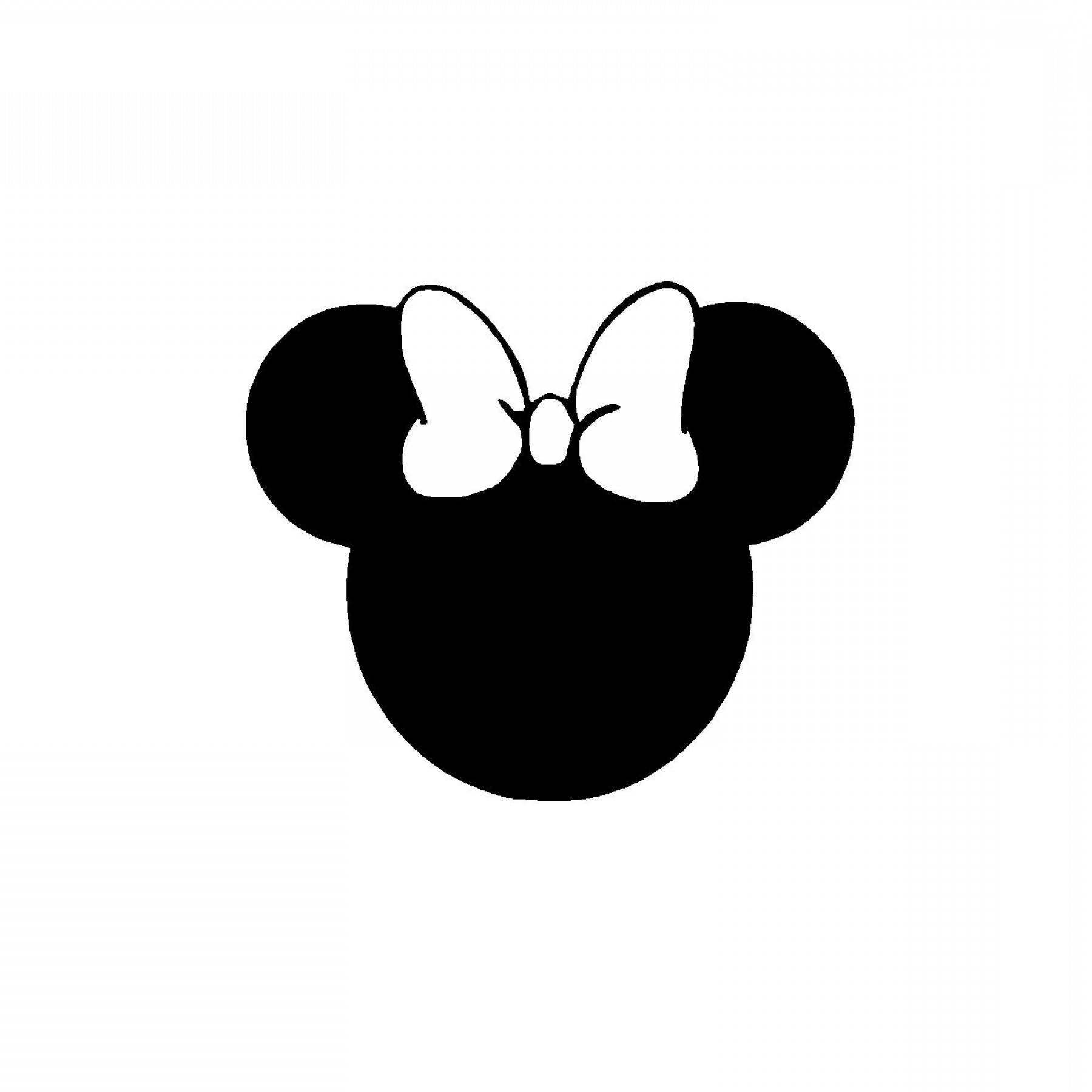minnie mouse ears clipart flower svg 5
