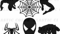 spiderman clipart silhouette 1