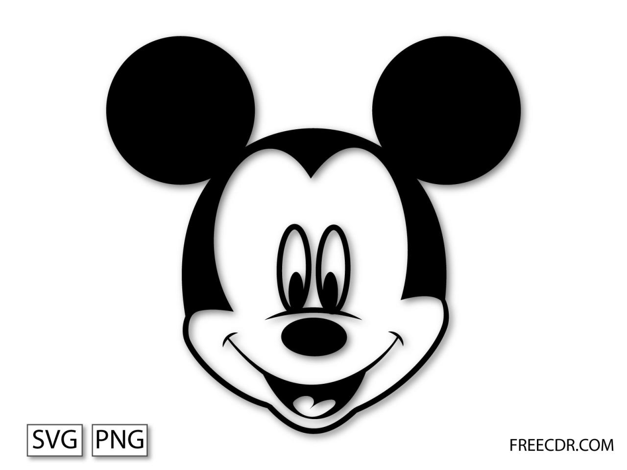 Mickey Mouse Silhouette Svg Free