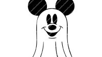 Mickey Mouse Ghost Svg Free