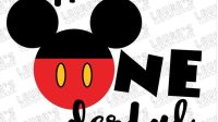 Mickey Mouse One Svg
