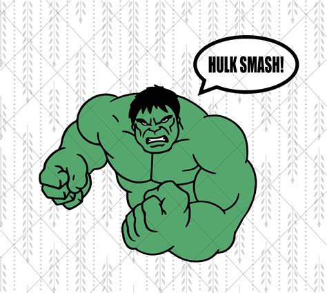 Hulk Smash SVG Cricut Cut files SVG Shirt SVG | Etsy