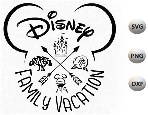 Family Vacation SVG Disneyland Family Vacation Svg Png Dxf | Etsy