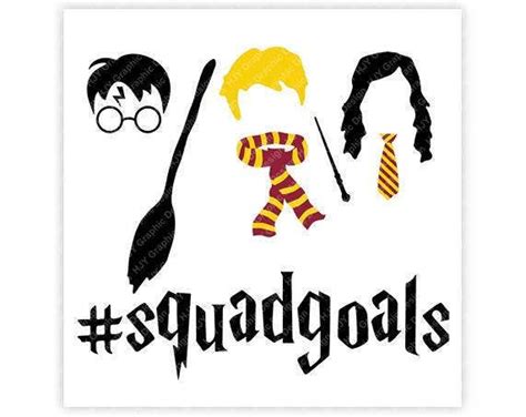 Harry Potter squadgoals Broom Scarf Tye Ronald Weasley
