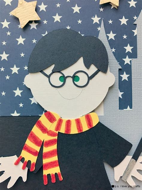 Harry Potter Cricut Card - P.S. I Love You Crafts