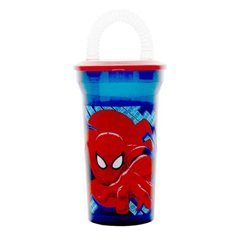 Ultimate Spiderman 550ml Drinks Cup With Straw (F104305) - Character Brands