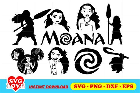 Moana SVG Bundle - Gravectory