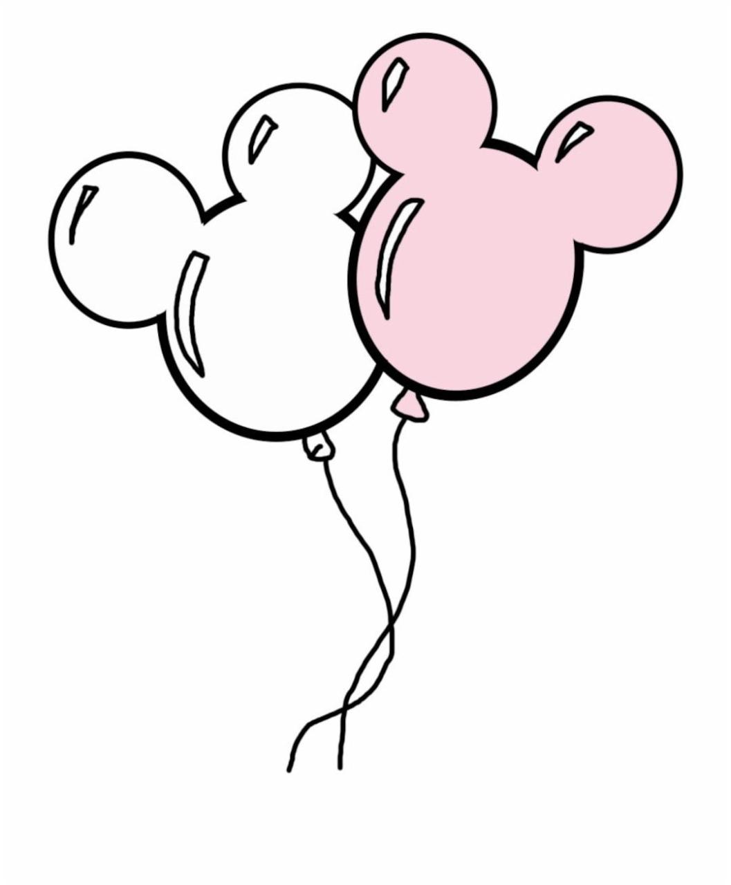 Mickey Mouse Head Balloon Svg