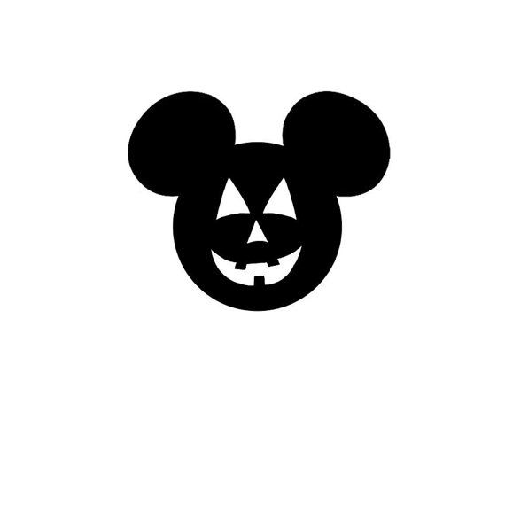 Mickey Mouse Jack O Lantern Svg