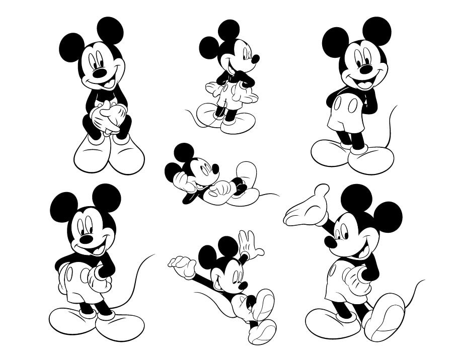 Mickey Mouse Free Svg Files