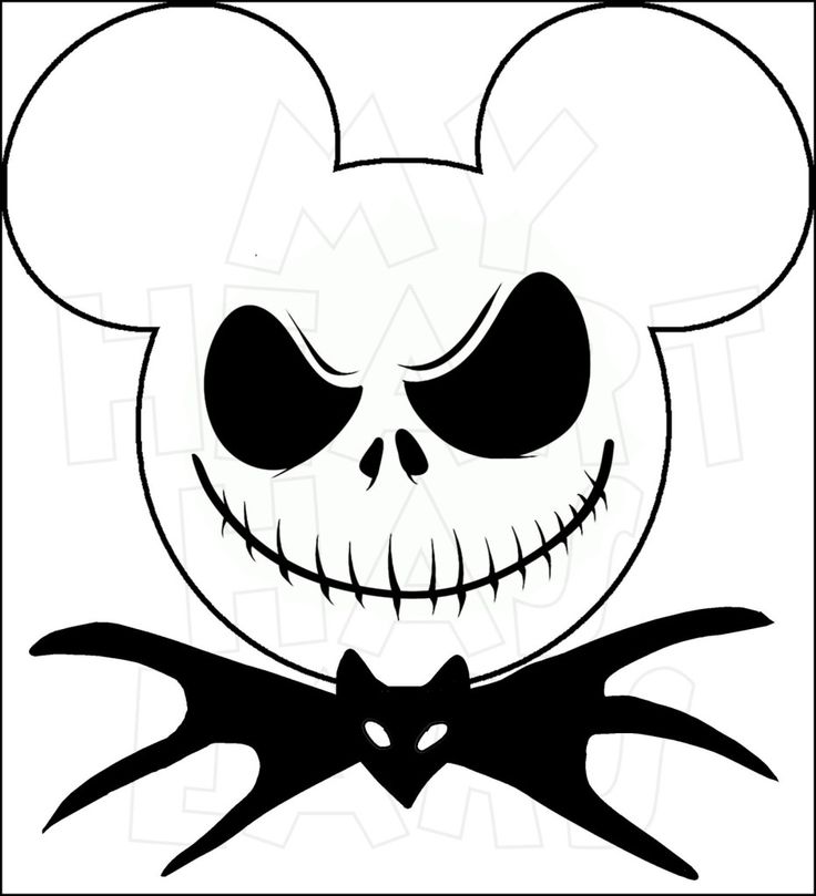 Mickey Mouse Jack O'lantern Svg