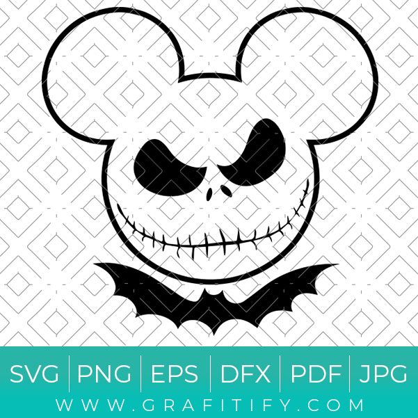 Jack Skellington Jawa July Fourth Mickey And Minnie Mouse Ears Svg