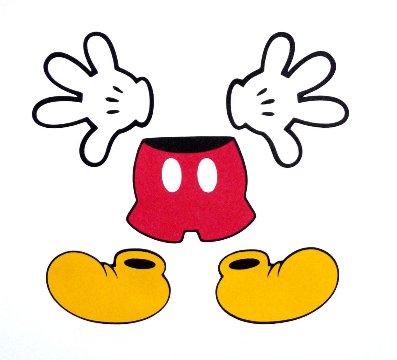 Mickey Mouse Body Svg